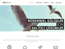 Tablet Screenshot of med-dent.com.tr